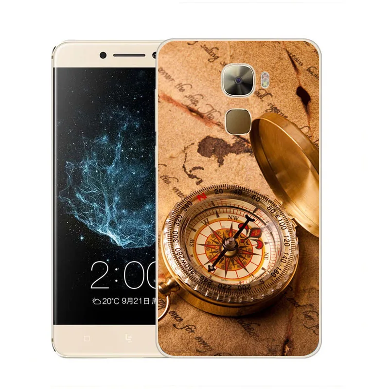 Мягкий чехол из ТПУ с принтом &quotАнтичная Карта задняя крышка для letv leeco le 2 pro x620 max