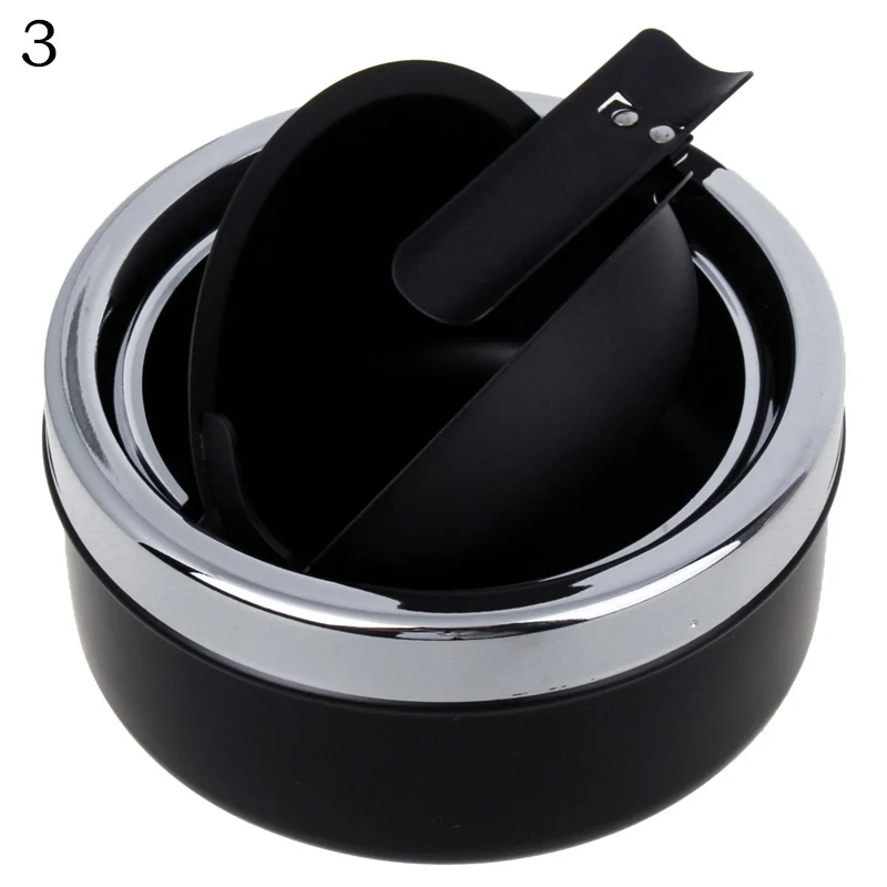 Универсальная Портативная автомобильная пепельница из нержавеющей стали