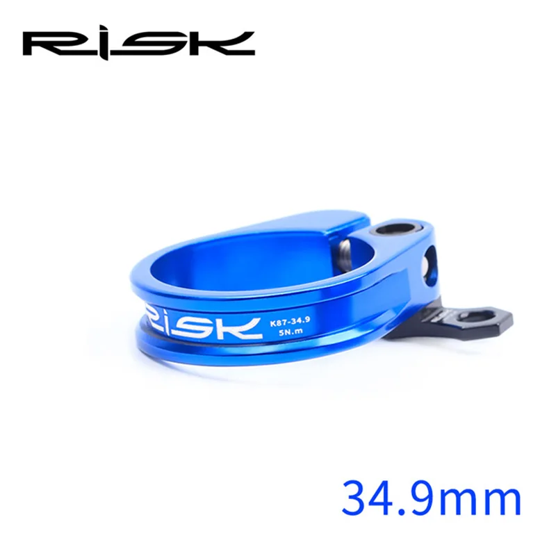 blue 34.9mm 31,8/34,9 мм, 3 цвета, алюминиевый Подседельный штырь для горного велосипеда, ультралегкий замок, подседельный штырь для велосипеда, подседельный штырь для велосипеда - Цвет: blue 34.9mm