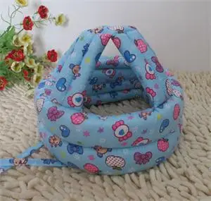 QIUWU New kid baby toddler cap anti-collision protective hat infant safety helmet soft comfortable Security Head Protection | Детская