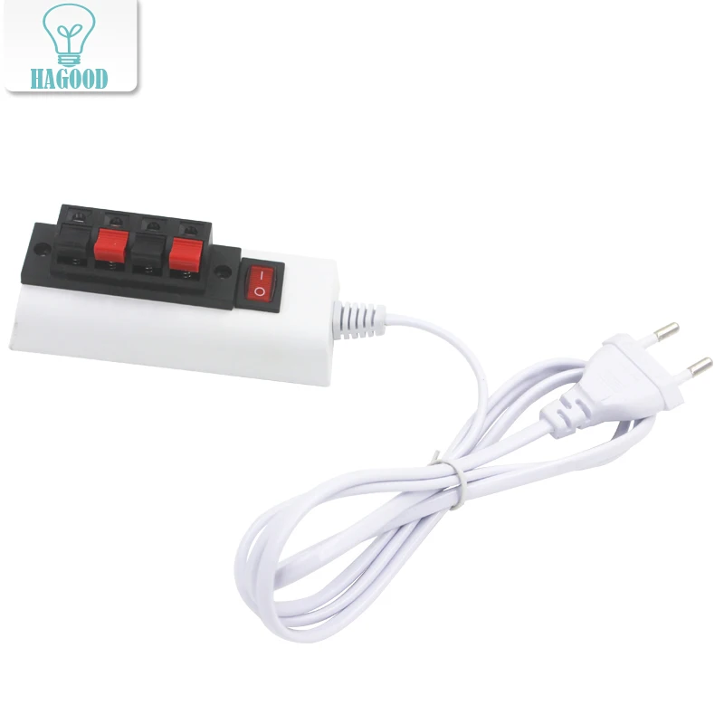 Светодиодный тестер на вилку европейского стандарта кабель 1 5 м 2/4 контактный