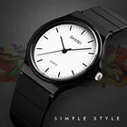 Женские кварцевые часы SKMEI, модные часы с ремешком из искусственной кожи, цвета: белый, черный