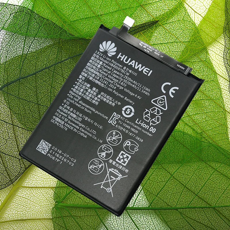 Оригинальный аккумулятор HB405979ECW для Huawei Nova TL00 CAN L01 L12 Enjoy 6S Honor 6C Y5 2017 p9 lite mini |