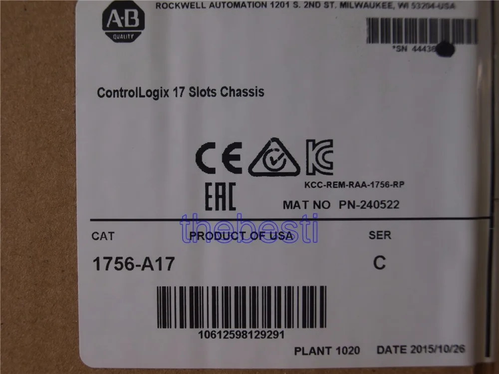Новый завод уплотнение controllogix 17 слотов шасси plc 1756 A17| |