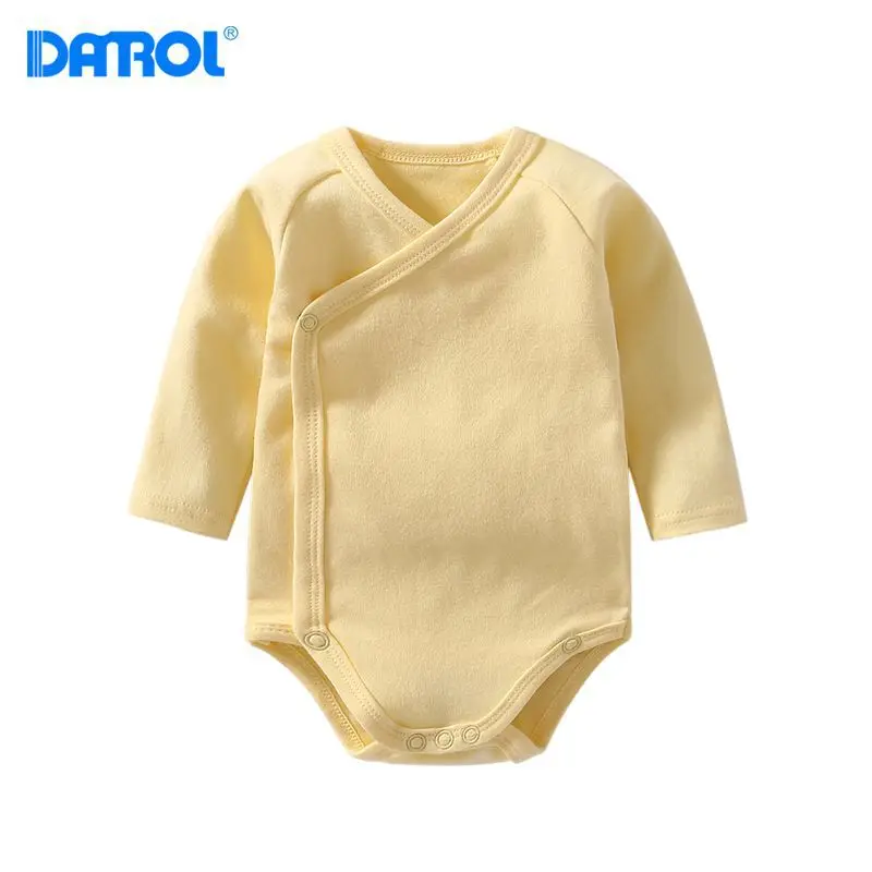 DANROL Новорожденные Детские боди из хлопка с длинным рукавом нижнее белье