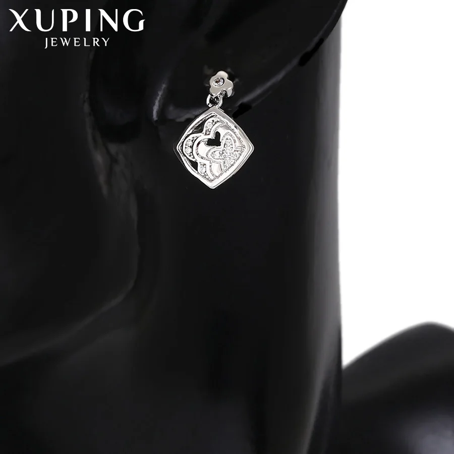 Xuping модные узорные полые серьги в форме цветка ювелирные изделия для женщин