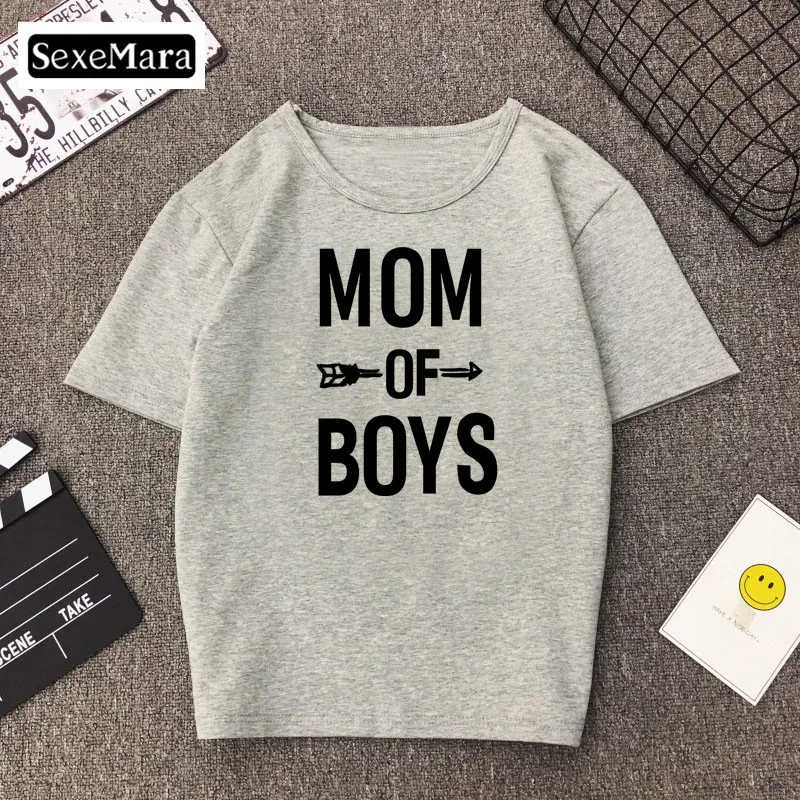Женские футболки для жены одежда Instagram футболка с надписью Super Mom Harajuku модные