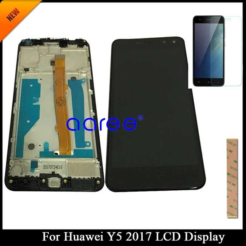 100% протестированный ЖК дисплей для Huawei Y5 2017 Y6 LCDTouch дигитайзер в сборе|Экраны