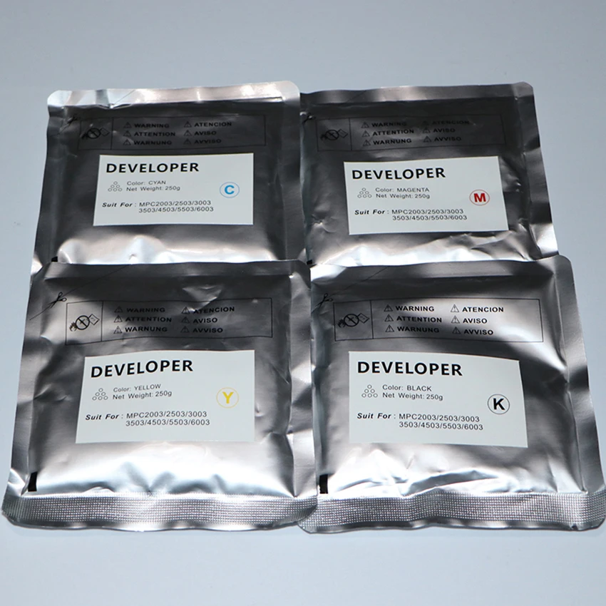 4 шт./набор разработчик CMYK для Ricoh MP C3003 C3503 C4503 C5503 C6003 Development MPC3003 MPC3503 MPC4503 MPC5503