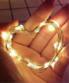 5 pcs 2 м светодиодный гирлянда медная проволока Corker гирлянда сказочные огни для стеклянной бутылки для рукоделия год/Рождество/День Святого Валентина свадебные украшения - Испускаемый цвет: 5 pcs
