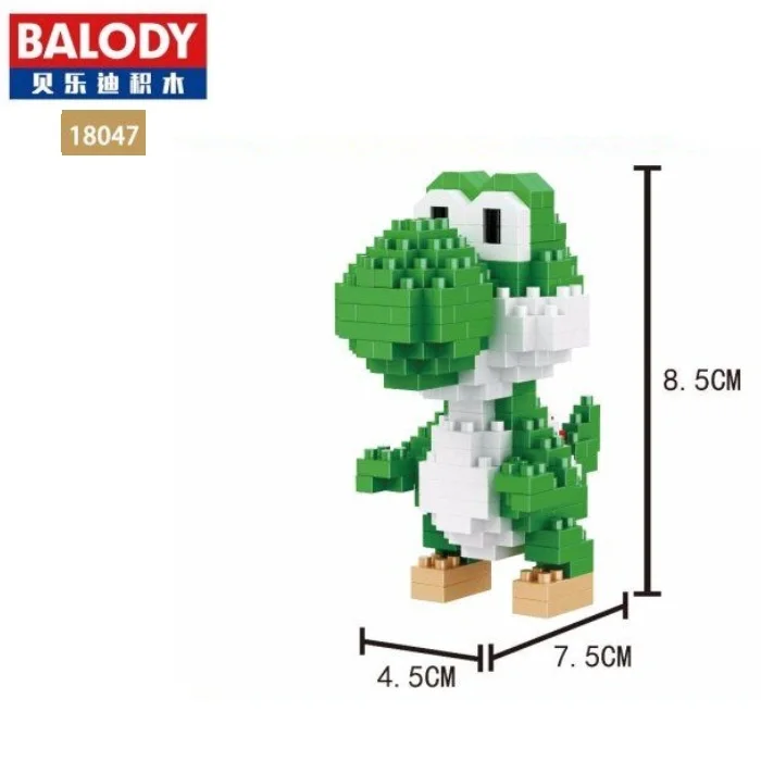Мини кубики Balody милая маленькая модель Марио Строительные кирпичи игрушки