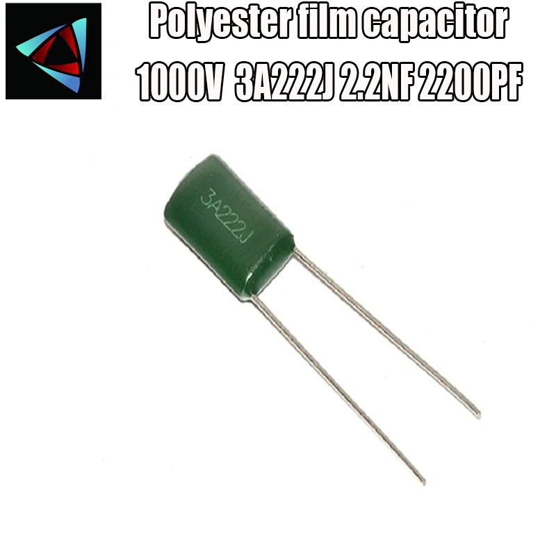 36 шт. полиэстеровый пленочный конденсатор 3A222J 1KV 2.2NF 2200PF 1000V