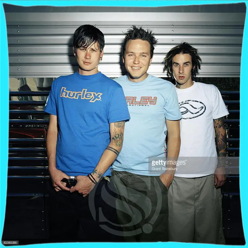 Новые приходят blink 182 Квадратных Наволочка На Молнии Классический Хороший Лучший