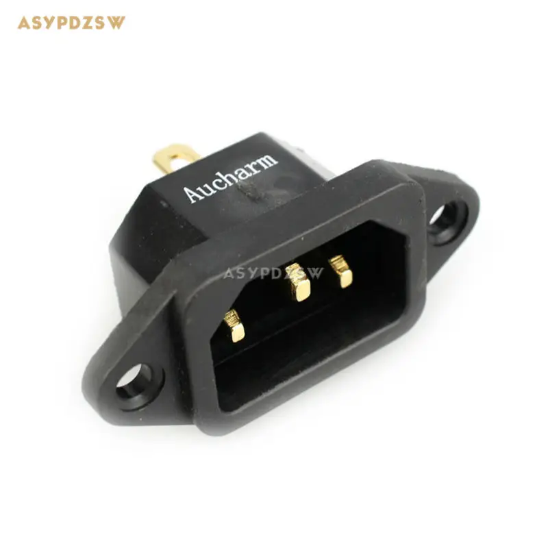 Aucharm IEC 4N фиолетовая медная позолоченная розетка питания 10A/250V HIFI REC AC|ac power socket|power