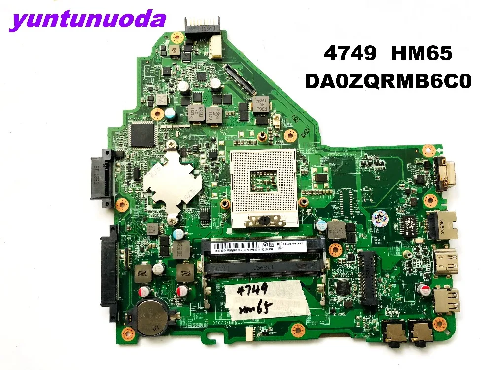 

Оригинальная материнская плата для ноутбука ACER 4749 4749 HM65 DA0ZQRMB6C0 протестирована, хорошая Бесплатная доставка