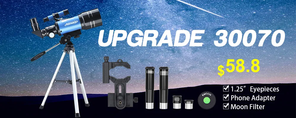 AOMEKIE F30070M астрономический телескоп со штативом Finderscope наземное пространство луна монокулярный прибор наблюдения телескоп для начинающих