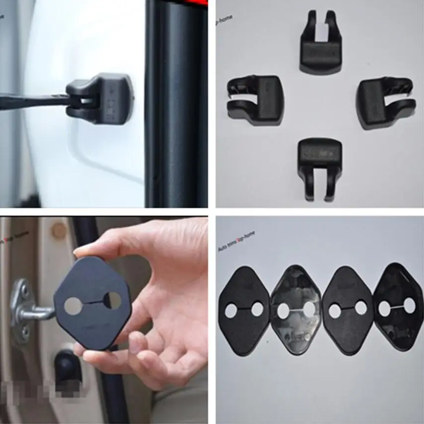 

Yimaautotrims Accessories For Toyota Camry / Corolla / Rav4 2015 - 2022 Inner Door Lock & Stop Rust Waterproof Protective Cover