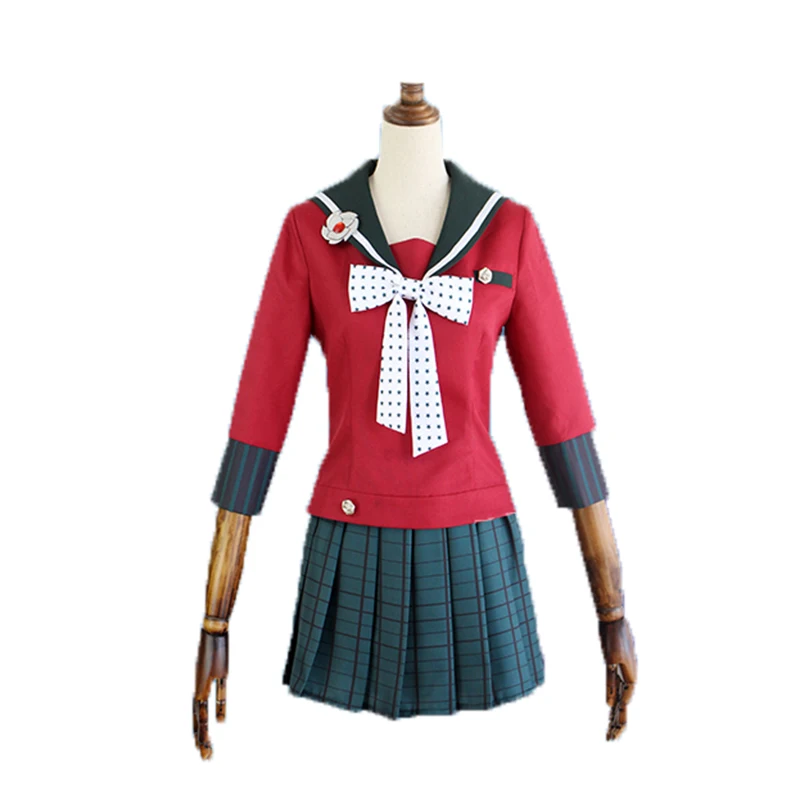 Аниме Danganronpa V3 убийства Harukawa Маки для девочек школьная маскарадная форма