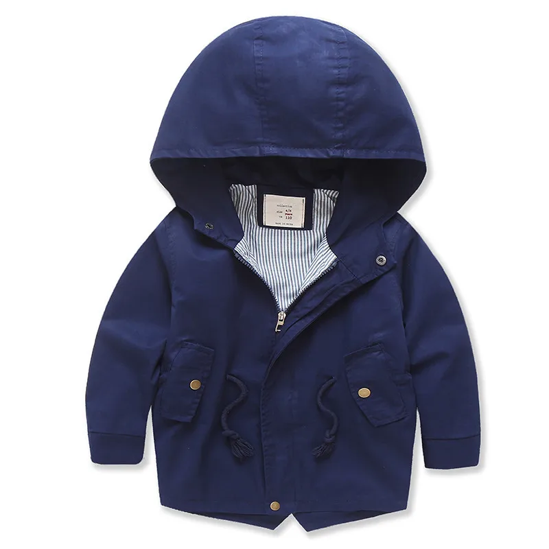 3-11T Teens Boys Coat Jacket Child Kids Letter Hooded Toddler Gentleman Fashion Windbreaker Outerwear Autumn Spring Clothes | Детская