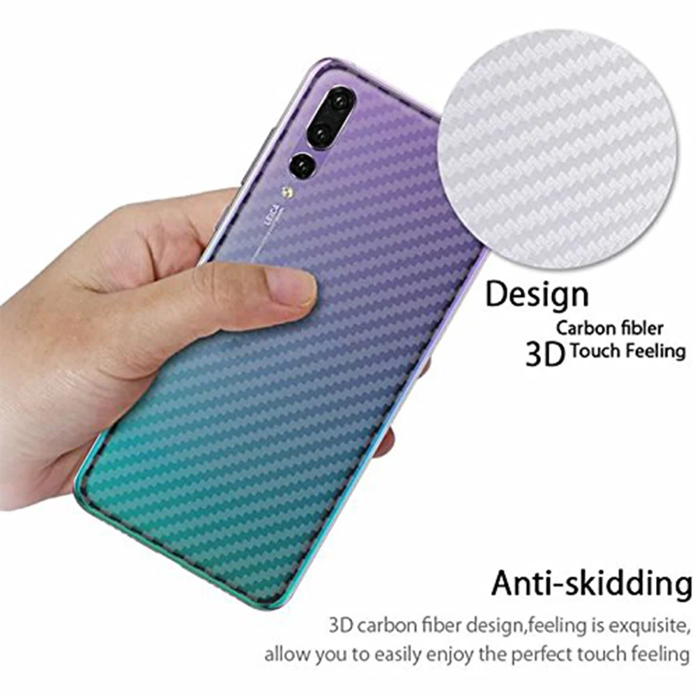 NYFundas 5 шт. Прочный чехол для huawei mate 20x10 pro 3D полностью из углеродного волокна задняя