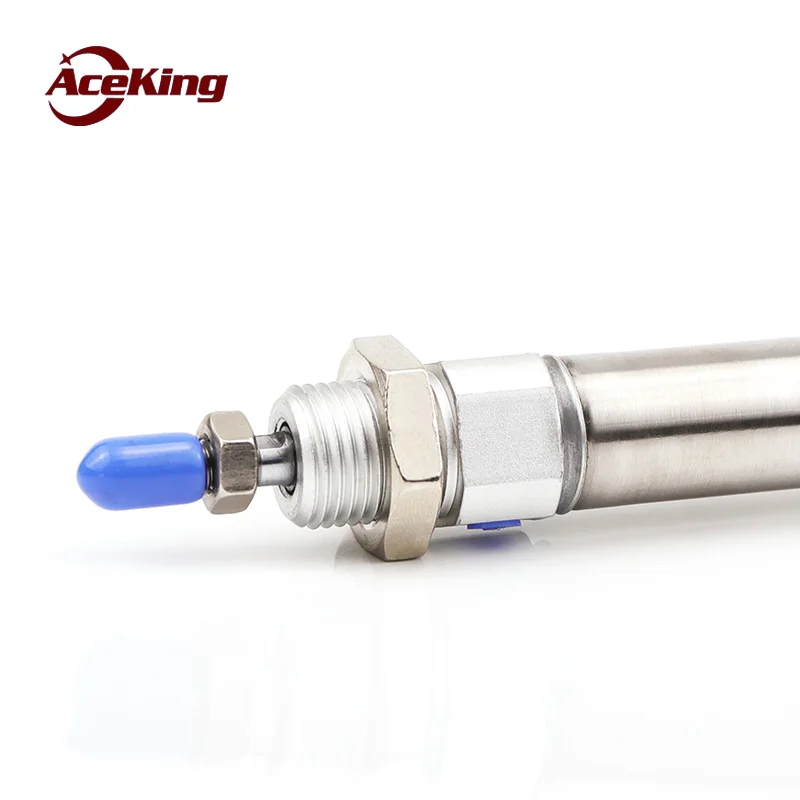 Мини-цилиндр из нержавеющей стали MI10 × 25/50/75/100/125/150 sca-u-cm MIC16 с буфером MI10-25SCA MI10-50SCA