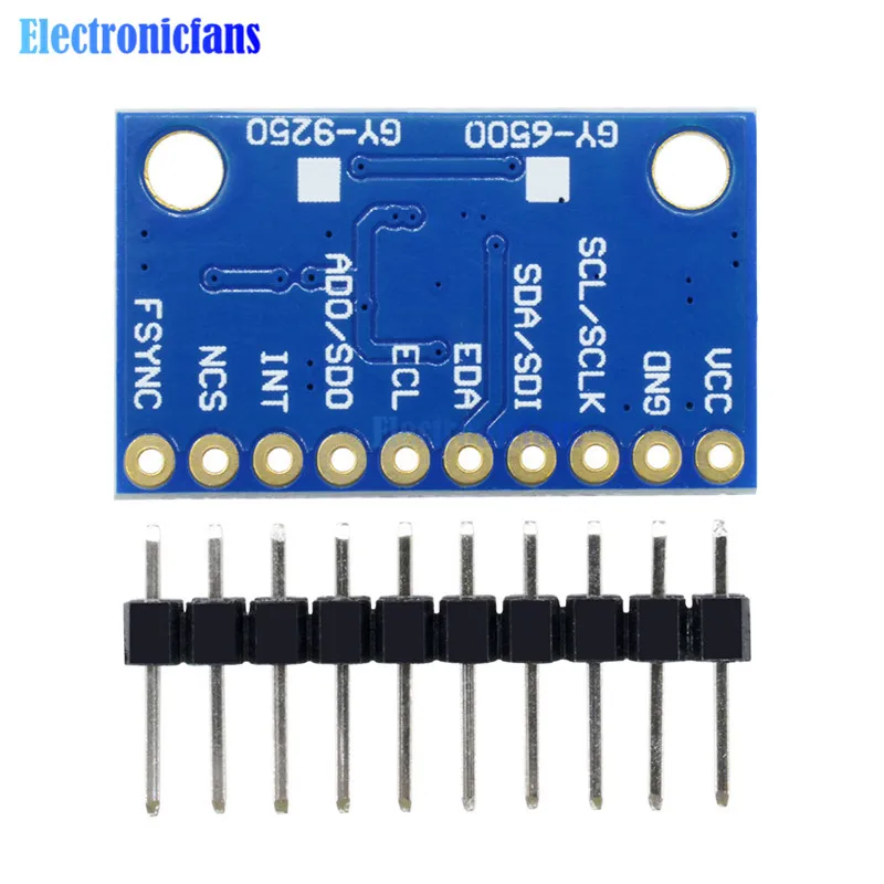 1 компл. IIC I2C SPI MPU6500 MPU-6500 6-осевой гироскоп Модуль датчика акселерометра заменить