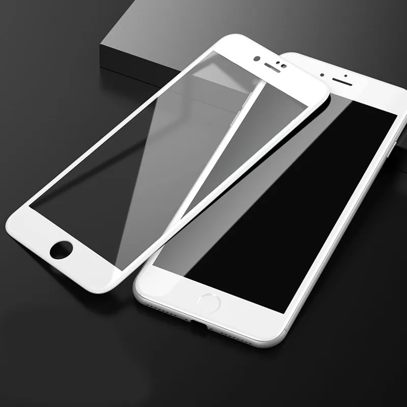 3d закаленное стекло с изогнутыми краями для iphone7 plus Премиум Защита экрана iphone6