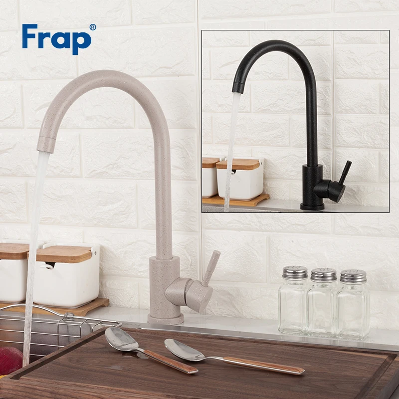 

Frap Kitchen Faucets stainless steel 360 Degree Swivel Kitchen Sink Faucet Water-Saving Basin Crane Mixer Faucet Tap
