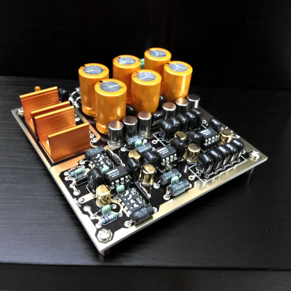 HIFI двойной op amp OPA2277 уровень температуры регулируемое увеличение предусилителя монтажная плата