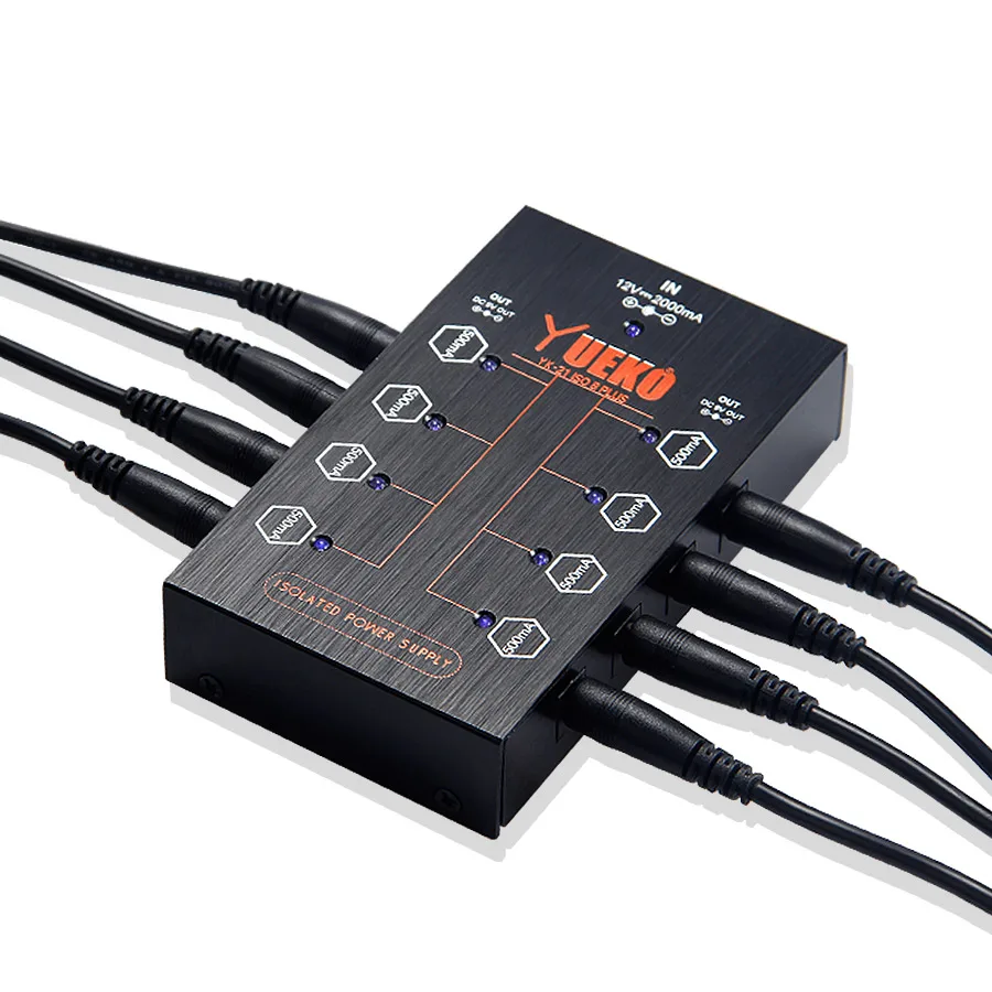 VITOOS DC8 высокое качество гитарные эффекты Питание 8 изолированные выходы
