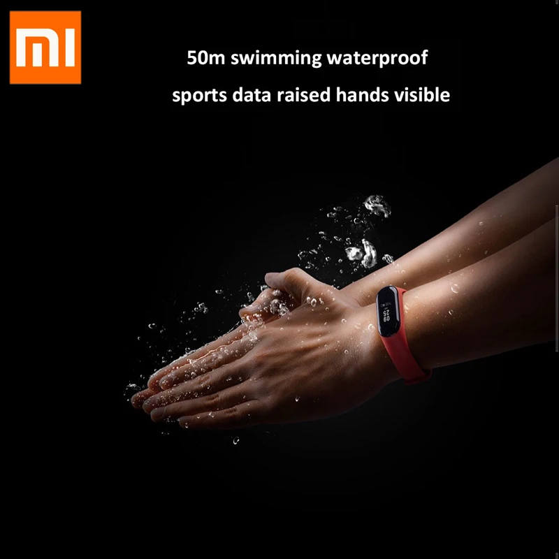 2018 новый оригинальный Смарт браслет Xiaomi Mi Band 3 в глобальной версии 0 78 дюйма OLED
