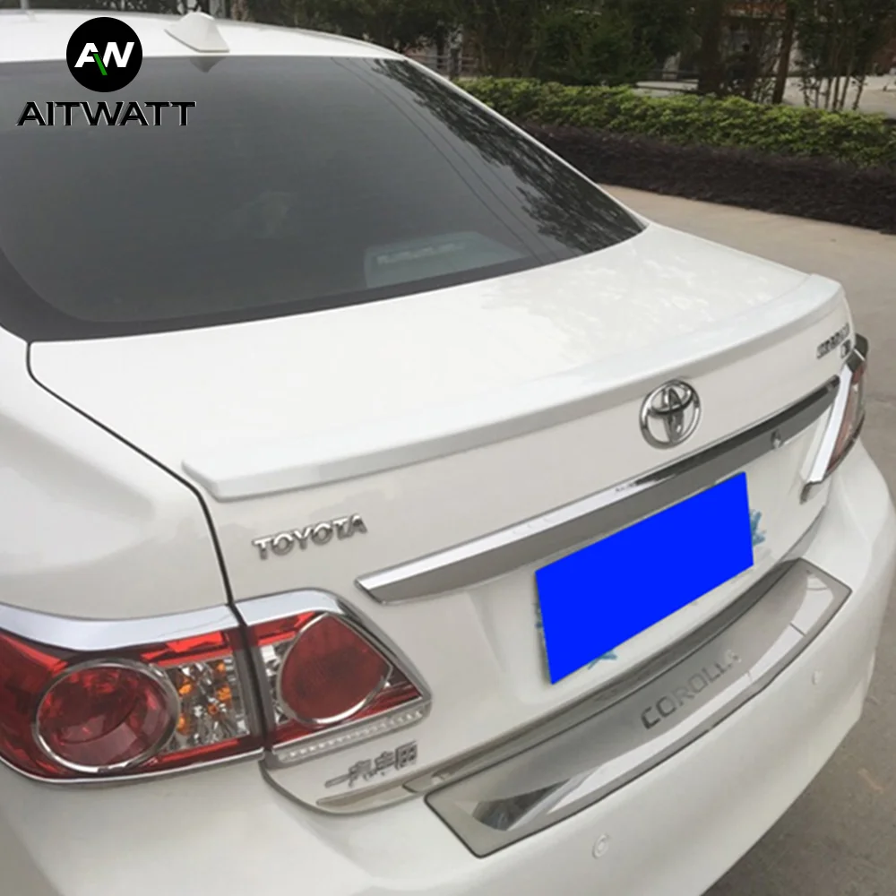 AITWATT для Toyota Corolla 2007 2008 2009 2010 2011 2012 2013 углеродное волокно задний спойлер на крыло