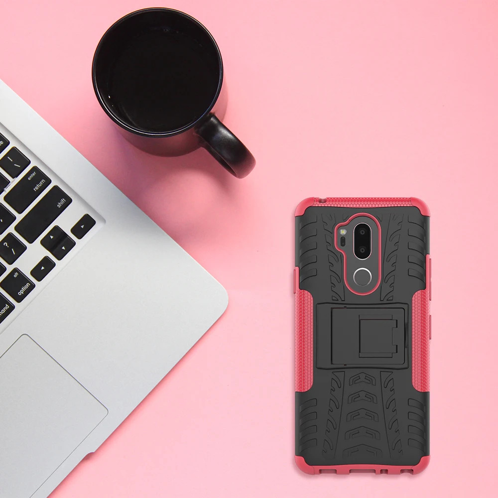 Для LG K8 K9 K10 V30 V20 G4 G6 K4 X Мощность Стиль Cool Броня телефона чехол шины стенд мягкие TPU