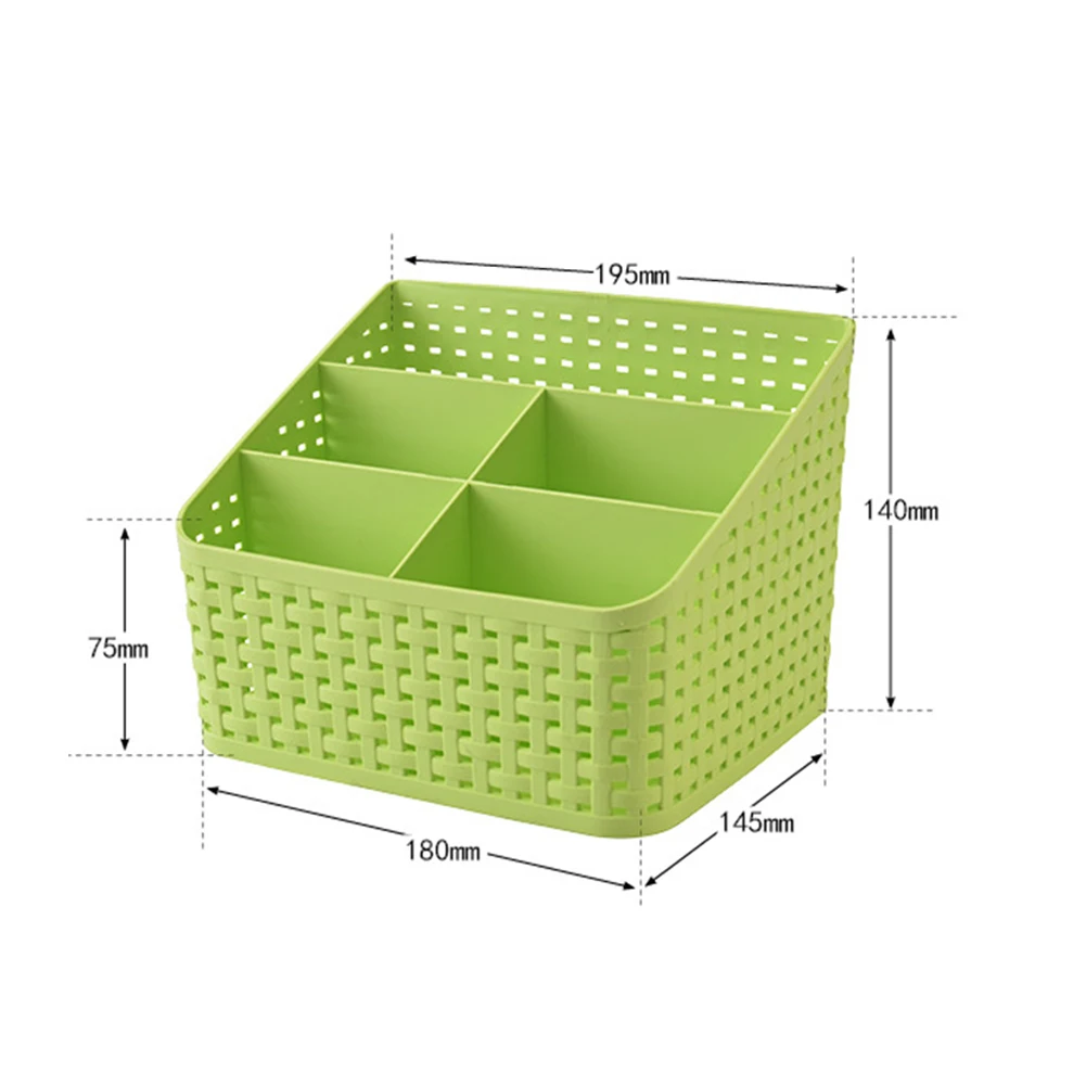 

5-Slot Desktop Jewelry Storage Box Container Makeup Organizer Sundries Holder