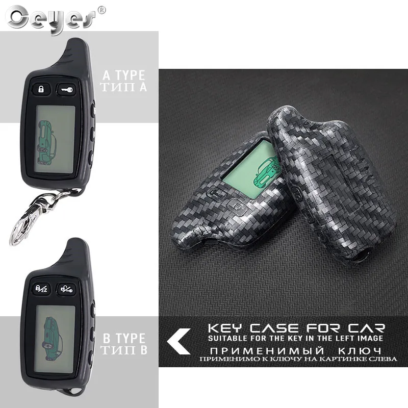 

Ceyes Car Accessories Styling Protection Shell Cover Case For Tomahawk TW 9010 9030 9020 LCD Remote Two Way Car Alarm System Fob