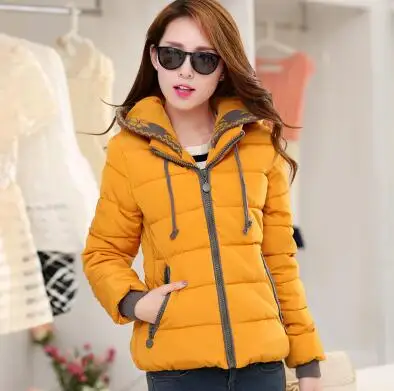 Han edition зимняя теплая Женская хлопковая куртка с капюшоном новинка 2020