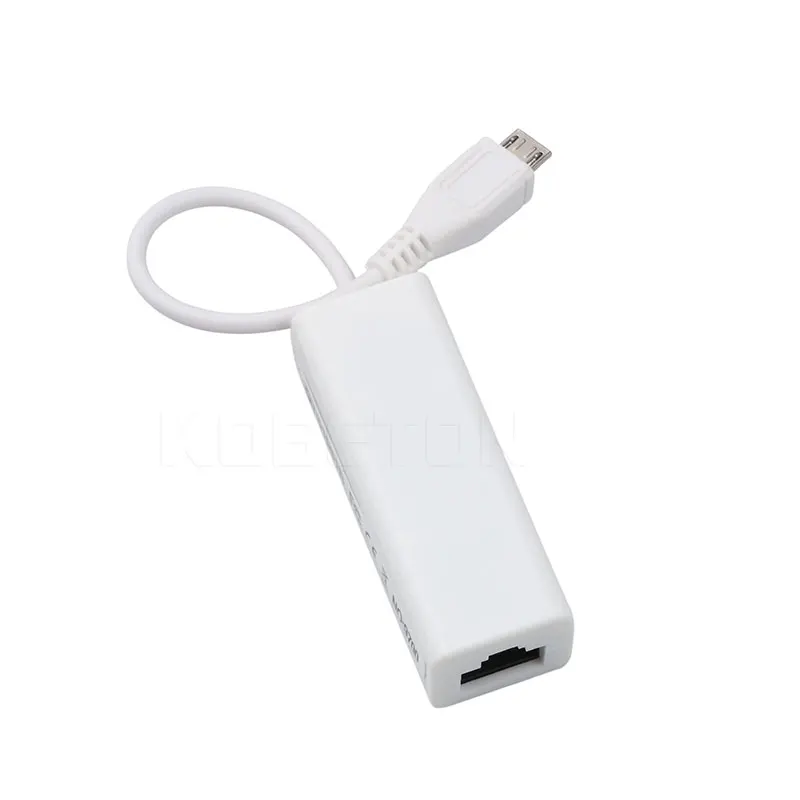 Kebidumei 10/100 Мбит/с Micro USB 2 0 папа Ethernet 5 контактный RJ45 сеть Lan адаптер карта для Android ПК