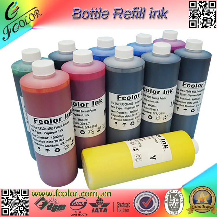 Бесплатная доставка запасная чернильная бутылка для принтера Pro 4900 4910 500 мл * 11
