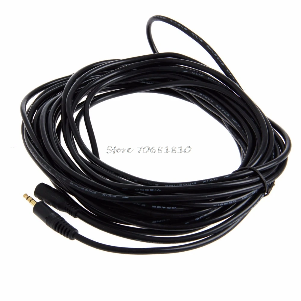 Кабель удлинитель для стерео наушников 3 5 мм 10 м|headphone extension cable|extension cablefemale 3.5mm |