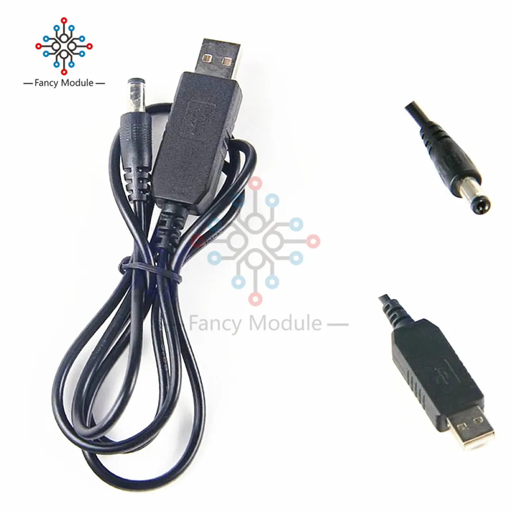 Кабель преобразователь Z09 USB 9 В/12 В разъем постоянного тока 5 мм x 2 1 модуль