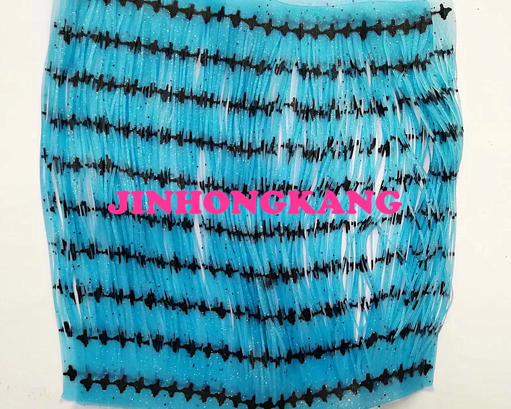 

Fishing Lure Silicone Skirt Layers,Silicone Skirt Material for Tackle Craft, DIY Spinner, Rubber Jigs, Buzzbait-- 38