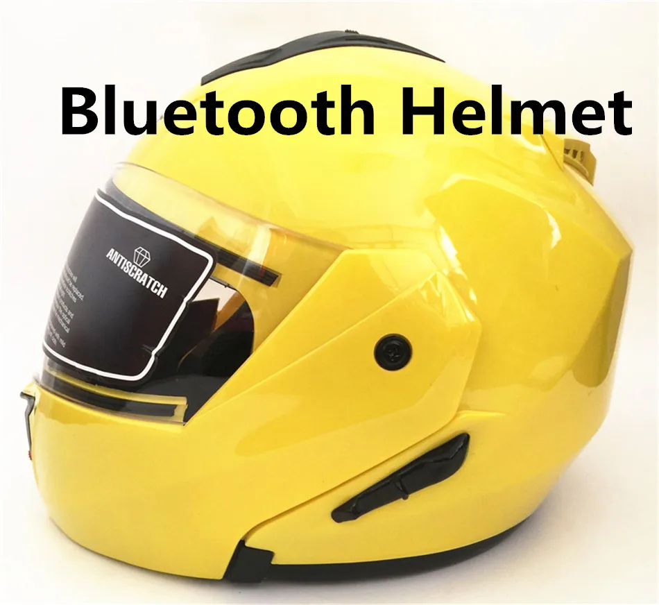 VRBEST Brands Горячая moto casco флип-ап унисекс-взрослый Полнолицевой шлем-стиль модульный мото rcycle шлем с bluetooth - Цвет: VRBEST Brands