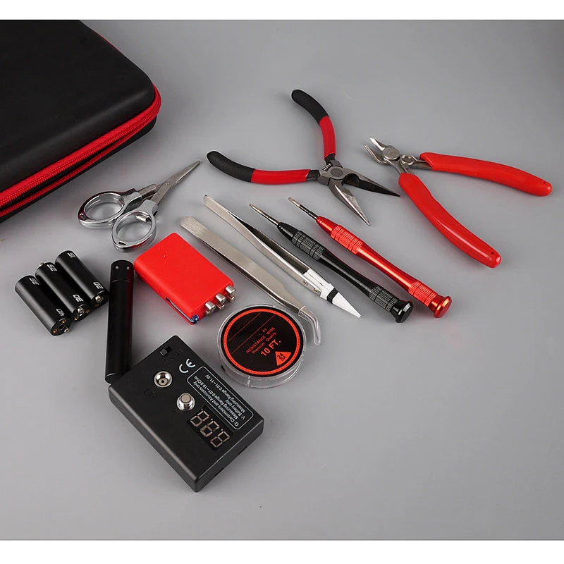 V2 Jig Meter DIY Kit все в одном электронная сигарета Vape керамический Пинцет Тепловая