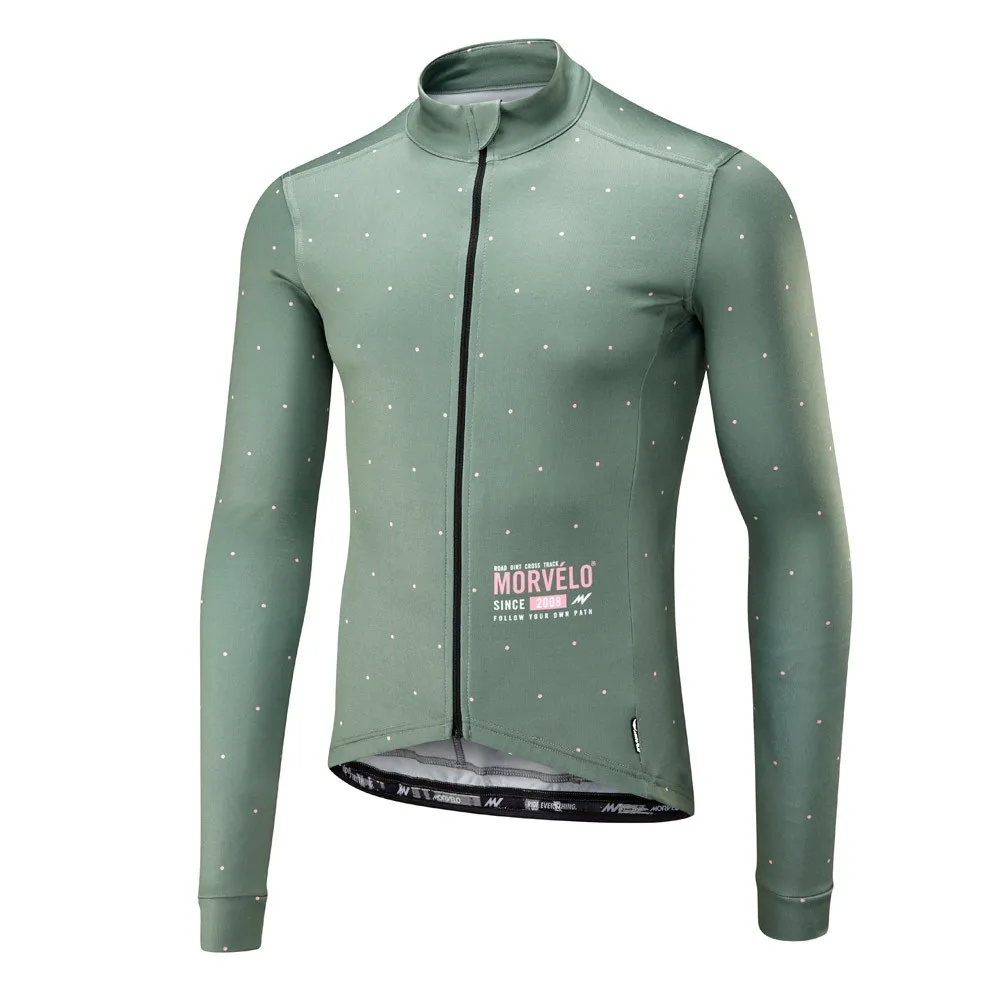 Мужская футболка с длинным рукавом Morvelo Maillots весна осень 2019 одежда для велоспорта