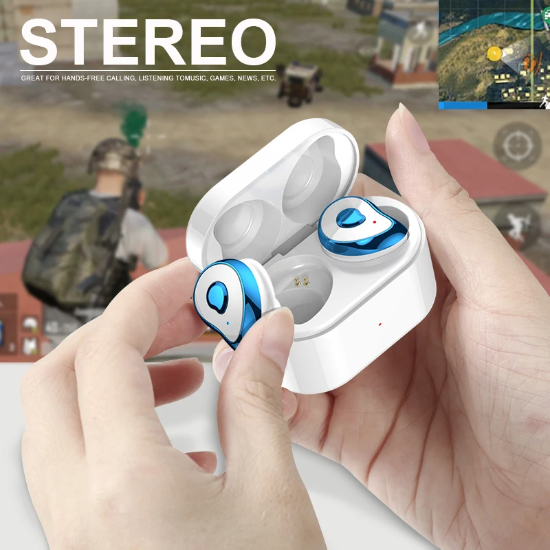 Беспроводные наушники Mini Twins Mpow TWS-SE6, Bluetooth 5,0, стерео наушники с Подавлением Шума, водонепроницаемые наушники с зарядным устройством