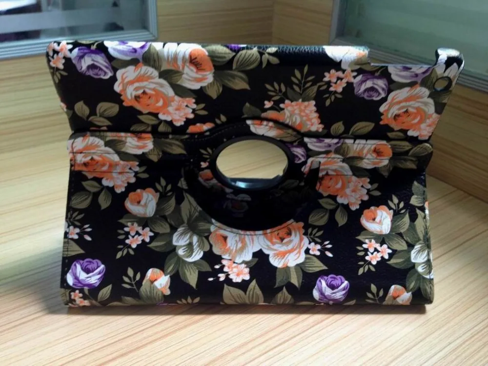 Leather stand case for Ipad pro 9.7inch air3 cover Floral 360 degree rotation flip tablet protective skin shell A1673 A1674 | Компьютеры и