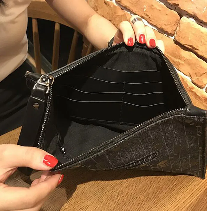 Сумка женская черная из искусственной кожи | Багаж и сумки