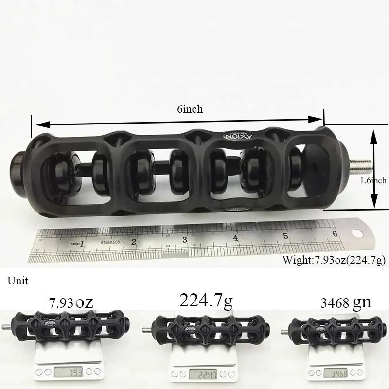 Шарроу 6 дюймов Лук Стабилизатор черный лук аксессуар для соединения и