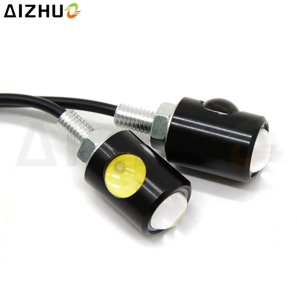 Универсальный мотоциклетный указатель поворота 12В серебряный свет светодиодная