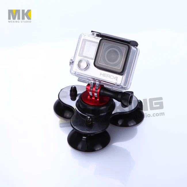 2014 Новое поступление аксессуары Gopro съемные низкоугольные присоски + Винт для GoPro